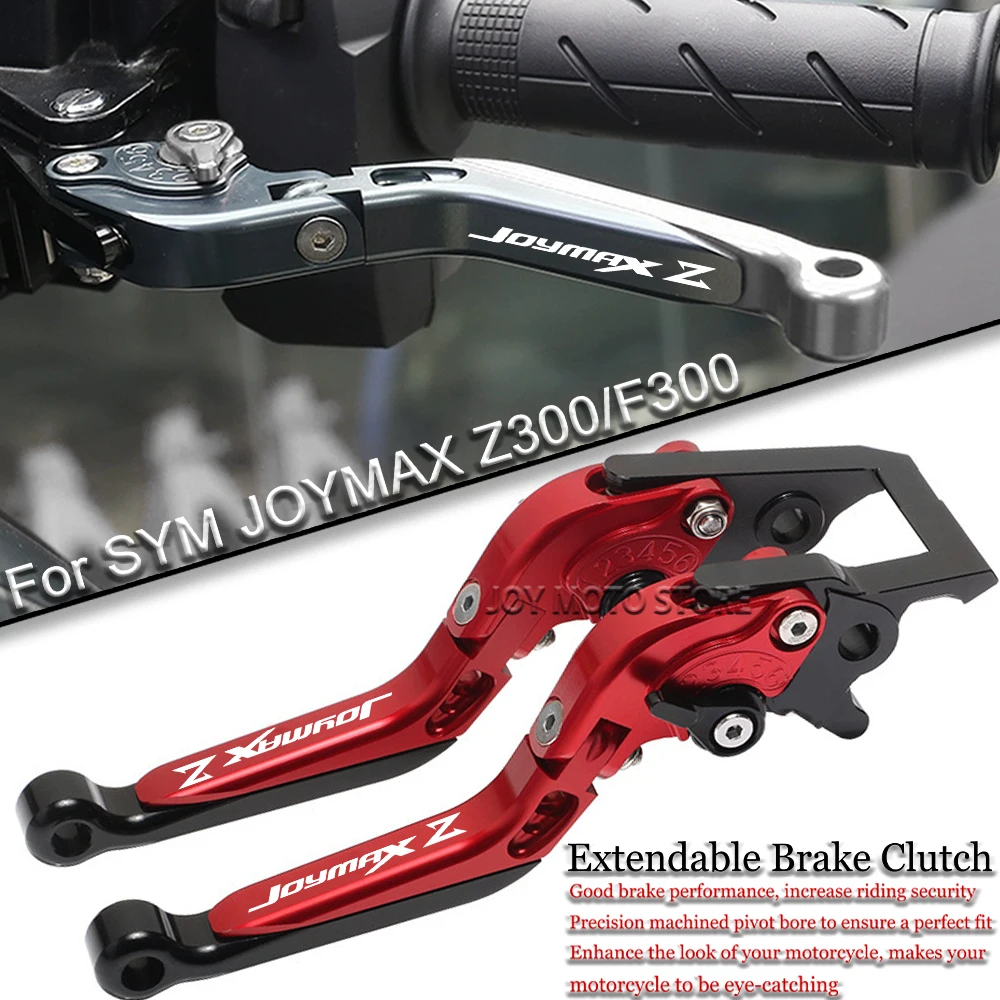 For SYM joymax z300 f300 Motorcycle Accessories CNC Adjustable Folding Extendable Brake Clutch Levers Handle