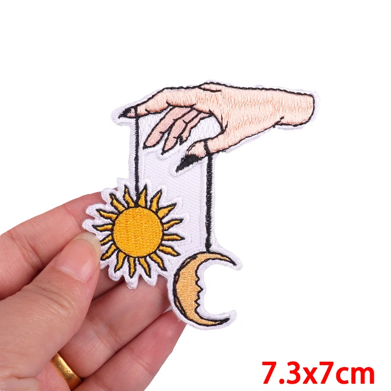 Cartoon/Embroidery Patch Camera Flower Hat Shoes Patch Iron On Patches For Clothing thermoadhesive patches On Clothes Jacket DIY