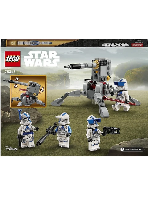 LEGO 75345 Star Wars TM combat Pack 501 clone soldiers battle game AV 7 vehicle perfect for lego model collection AliExpress