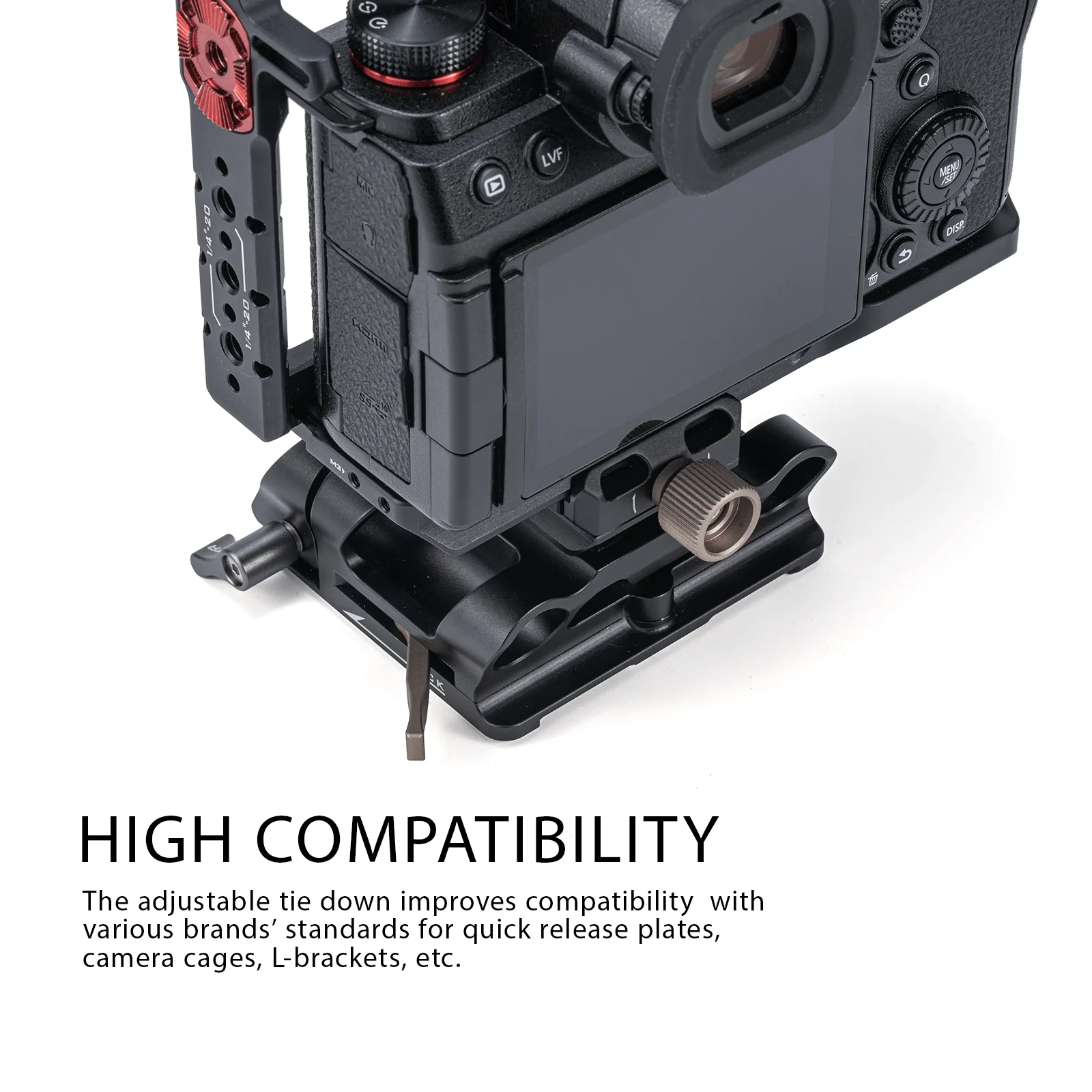TILTA Universal ARCA Quick Release Baseplate - Black TA-UABP-B