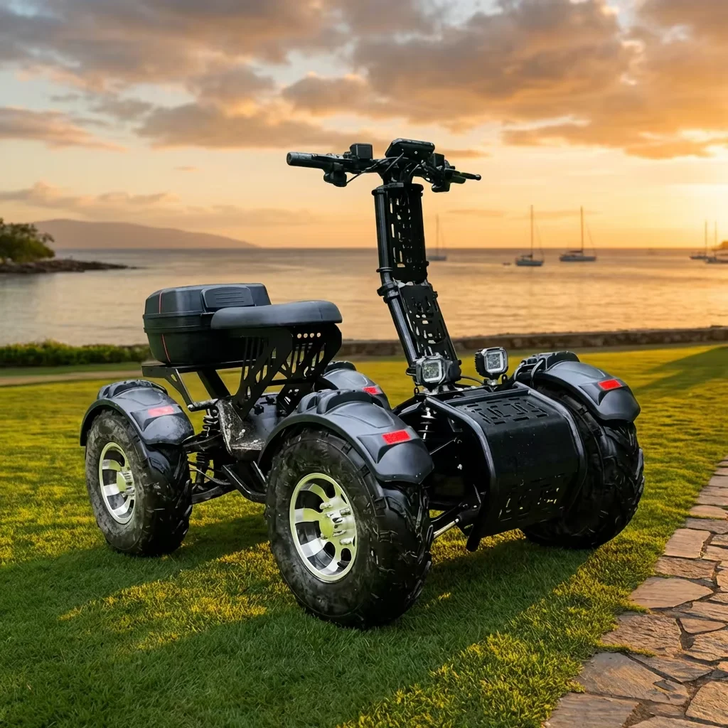 Hot Selling Highend High Speed Long Rang Foldable Electric Four-Wheel Drive Golf Cart