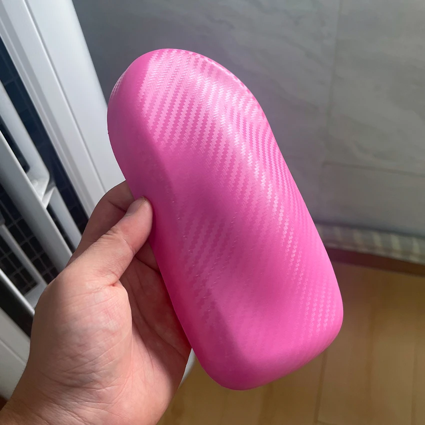 3D Matte Pink Carbon Fiber Wrap Film Self Adhesive PVC Vinyl Sticker for Motorcycle Car accessories interior For citroen c4 b7 view 3