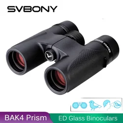 SVBONY Telescope SV202 8x32 ED Binoculars Professional Powerful  Bak4 IPX7 Waterproof Camping Equipment for Birdwatching