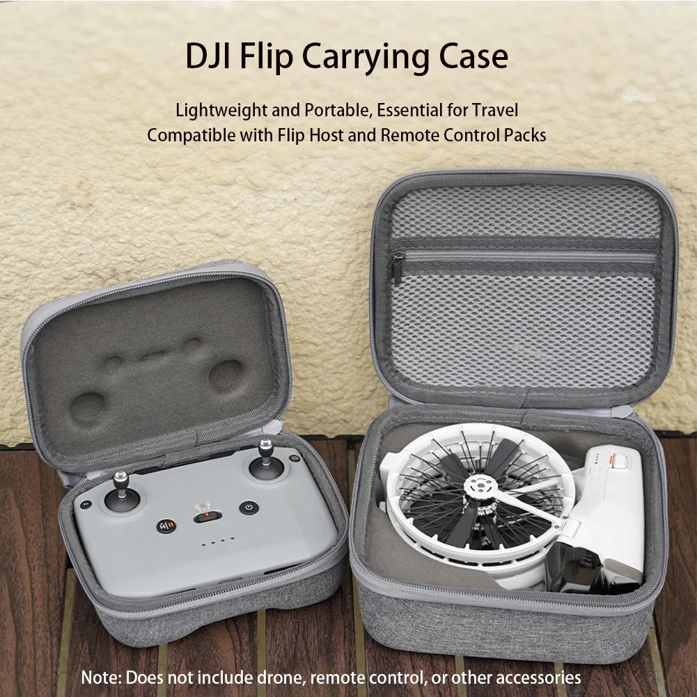 MYOBO Protective Carrying Case for DJI Flip Drone Remote Controller Body Storage Bag Handbag RC-N3 RC 2 Controller Accessories