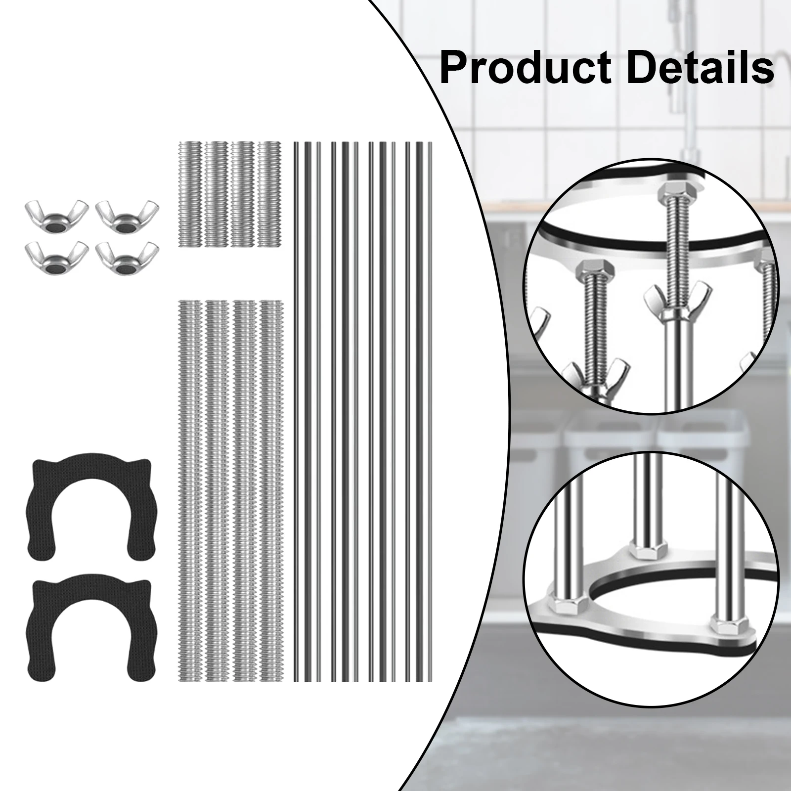 

Кронштейн для мойки Undermount Стальная опора для мойки Undermount для кухонной умывальника