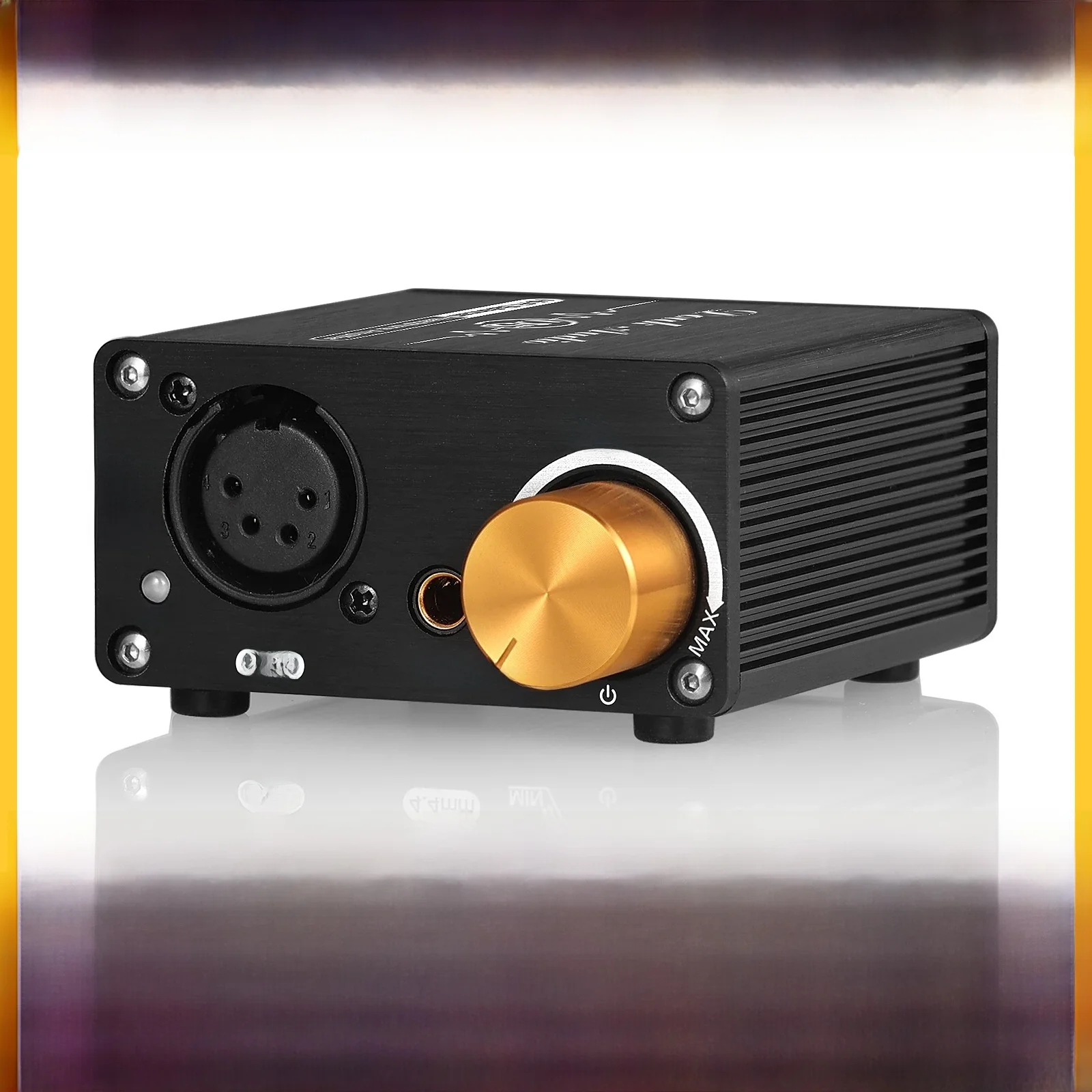 Douk Audio U5 HiFi W pełni Zbalansowany Wzmacniacz Słuchawkowy z Kontrolą Głośności, Biurkowy Wzmacniacz Stereo do Słuchawek XLR / 4.4mm — zdjęcie produktu 7