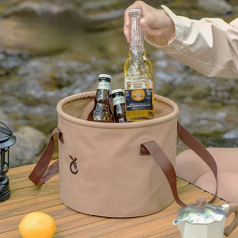 Neuer Falt schaufel wasserdichter faltbarer Wassers püle imer tragbarer Reise klapp becken Camping