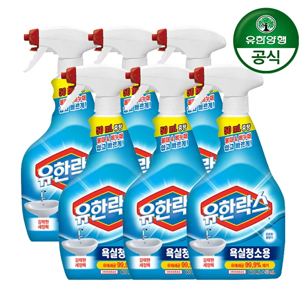 [Yuhan] Yuhanrox bathroom cleaner 650ml X 6ea (512811)