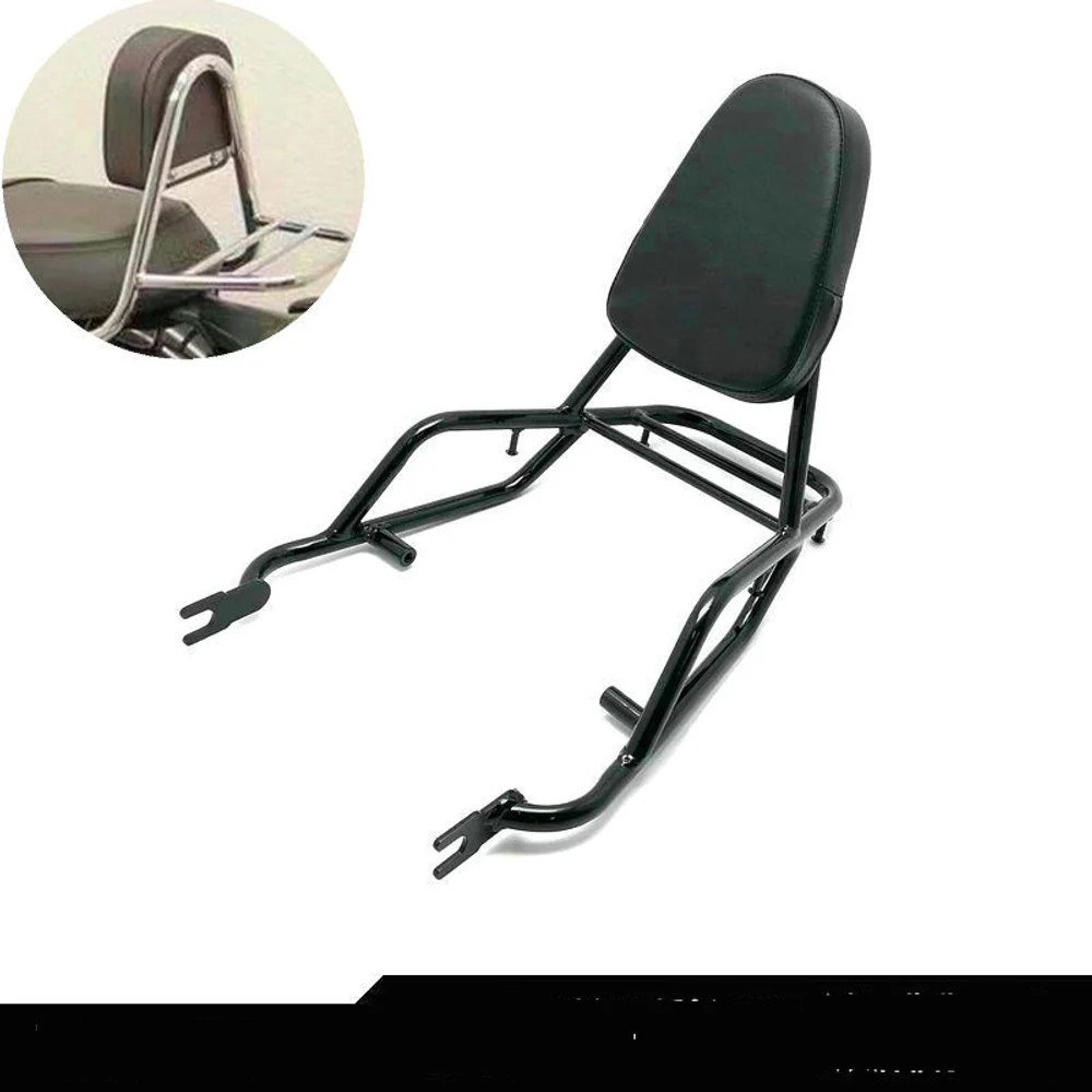 Backrest Sissy Bar Luggage Rack Motorcycle Street Bike for Kawasaki W400 W650 W800