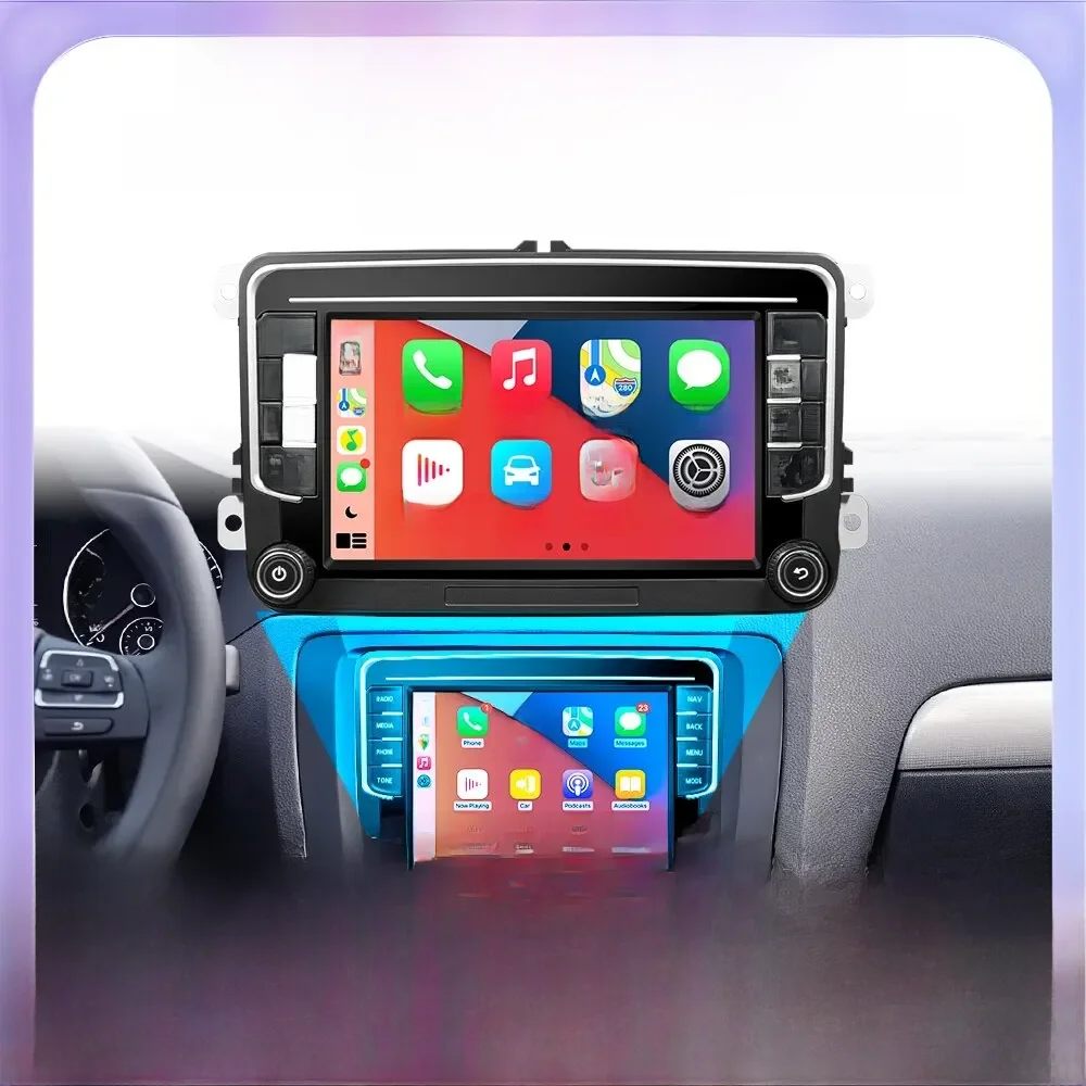 Grandnavi Android 13 Autoradio GPS Voor VW Volkswagen Skoda Octavia Golf 5 6 Touran Passat B6 Polo Jetta 2Din multimedia Speler - afbeelding 2