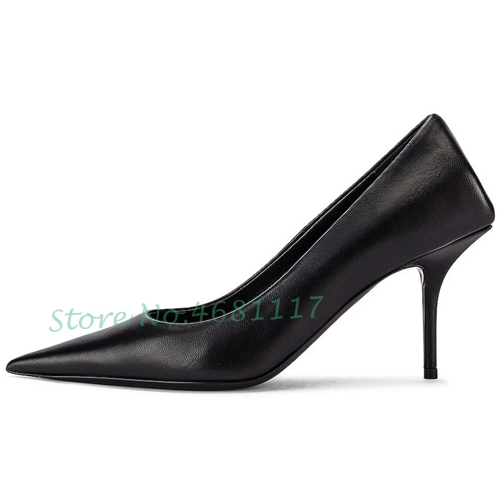 Pointy Metallic Trends Pumps Women Stiletto Heels Summer Patent Leather Strange Style Shoes Fashion Solid Lady Cool Dress Shoes