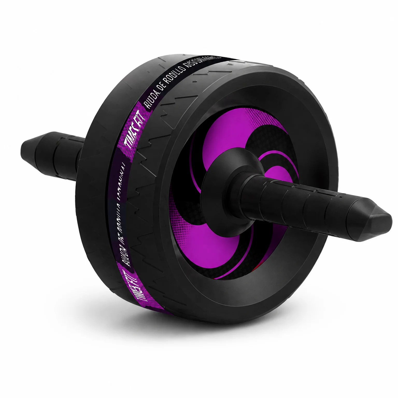 38cm Abdominaalwiel met ergonomische handgrepen voor core- en buikspieroefeningen, thuisfitness voor mannen en vrouwen