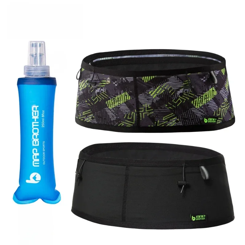AliExpress TOPITEM MAP BROTHER W1001 Woven Elastic Sports Waist Bag Pack Running Race Number Belt For Triathlon Marathon Cycling Mountaineering Bag