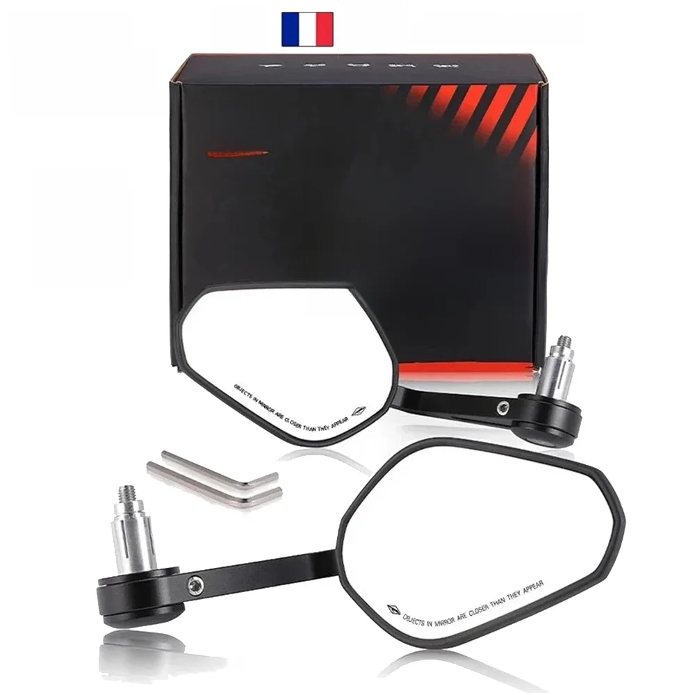 Motorfiets Bar Einde Spiegel Universele 360 ° Stuur Achteruitkijkspiegel Voor Sportster Softail Road King V-Star Motorfiets Accessoires - afbeelding 2