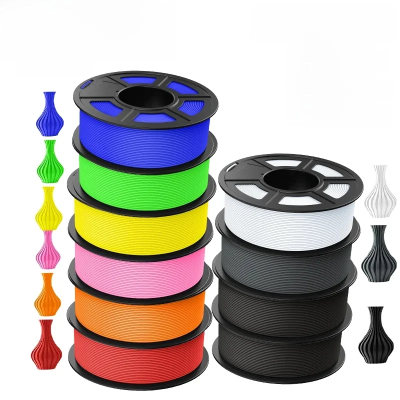 JAYO High Speed ​ ​ Matowy PETG Wiele kolorów Mieszane 10 rolek Nietoksyczny, bez pęcherzyków powietrza Gładki odpowiedni filament 175 mm do druku 3D — zdjęcie produktu 7