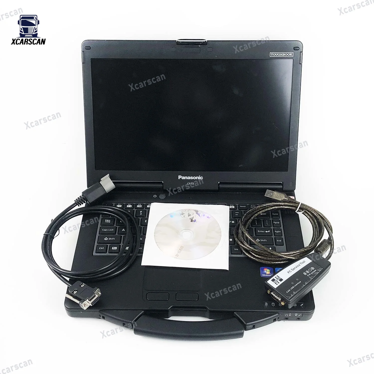 For Yale Hyster PC Service Tool CAN USB Interface Diagnostic Cable Ifak Forklift Auto Truck Diagnostic Tool Cable with CF53