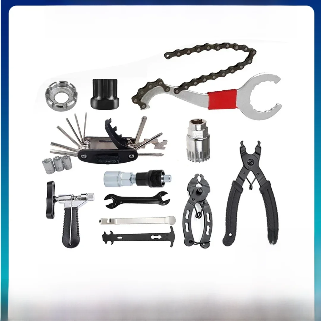 AliExpress NONE Bicycle Repair Tool Kits Bike Flywheel Removal Chain Breaker Cutter Crank Puller Bike Wrench Cassette Bracket Extractor Sets