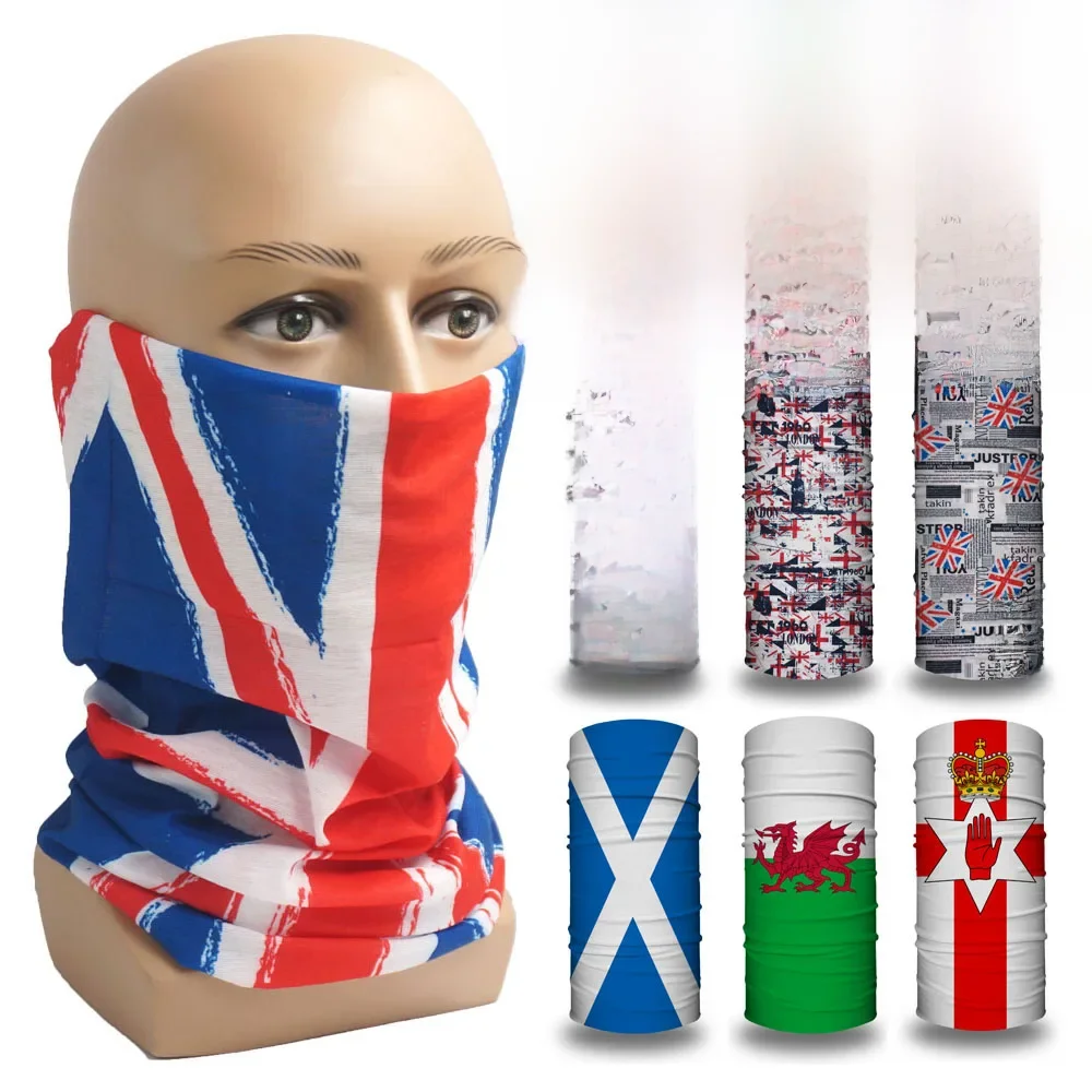 AliExpress Fandana Gear UK/Great Britain/England/Scotland/Ireland National Flags Bandana Bicycle Headscarf Hiking Scarves