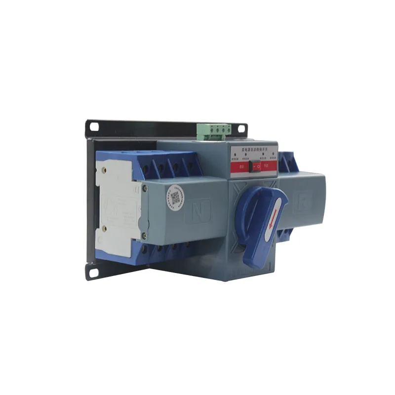 

ZJSHUYI SYQ3-63 Мини-автоматический резервный переключатель с двойным питанием 2P 4P 16A/20A - Компактный выключатель питания для домашней безопасности