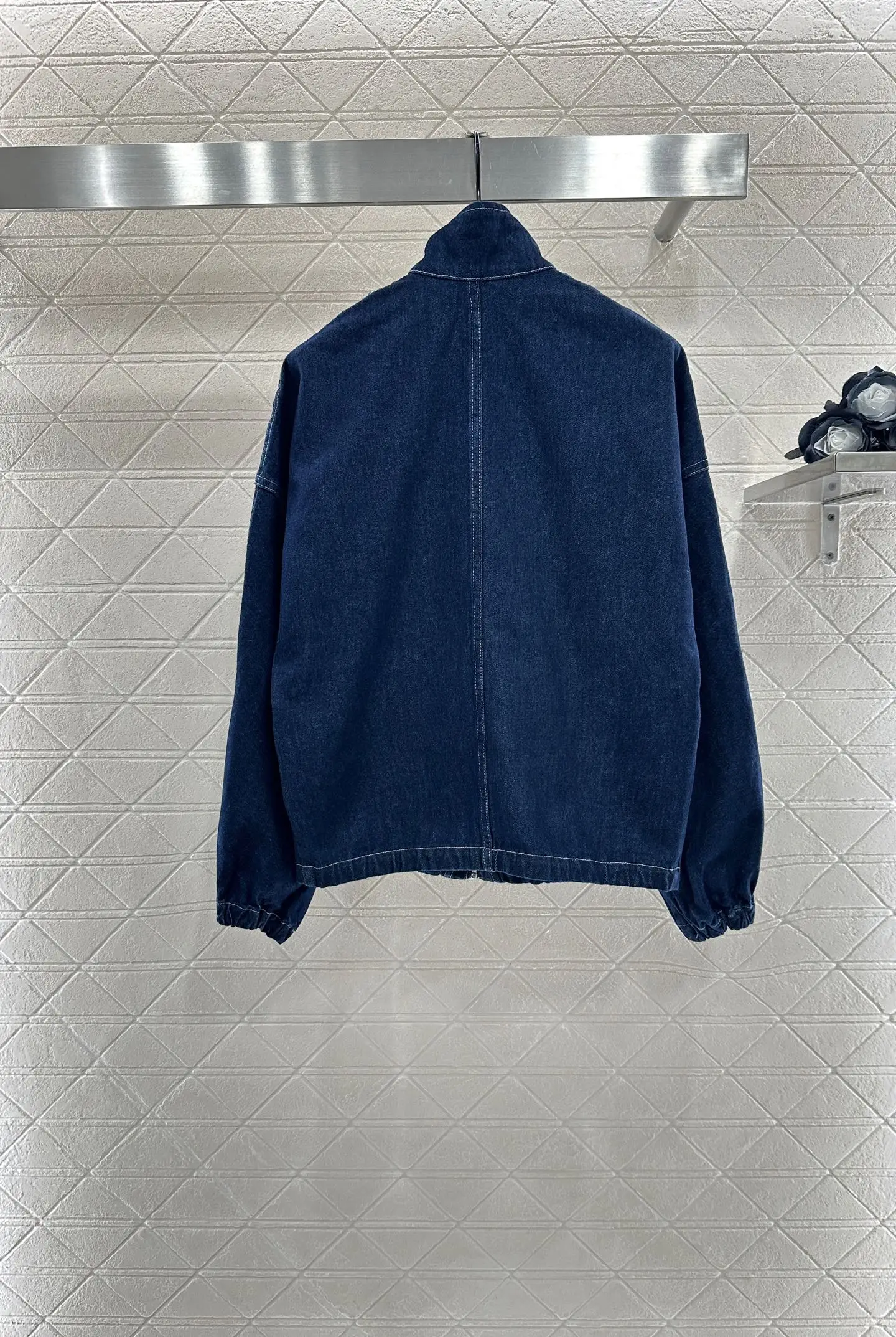 

2025 New Product Collar Denim Jacket Twill Cotton Denim Material Zipper Fashionable 353