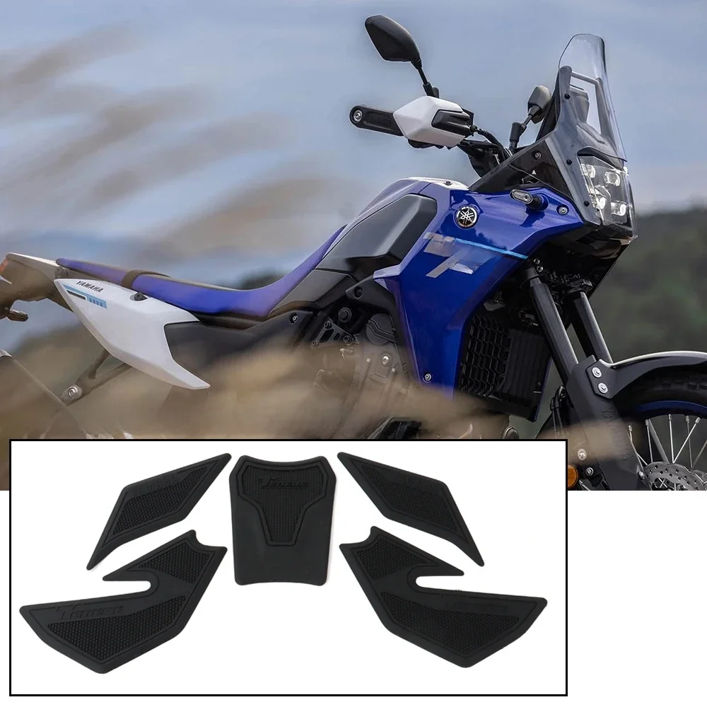 Voor YAMAHA Tenere 700 Adventure T700 2025 Protector Anti Slip Tank Pad Sticker Gas Knie Grip Tractie Side Pad 3M Decal - afbeelding 2