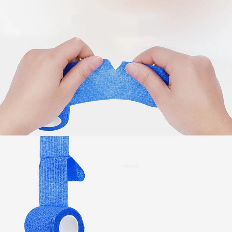 자체 접착성 응집 붕대 랩 스트레치 부직포 자체 접착 테이프 - 피부색 운동용 탄력 붕대 - 4