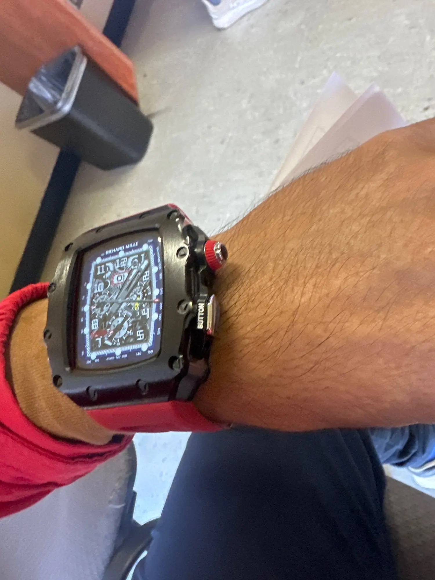 RM7006 Titanium Retrofit Kit For Apple Watch Ultra