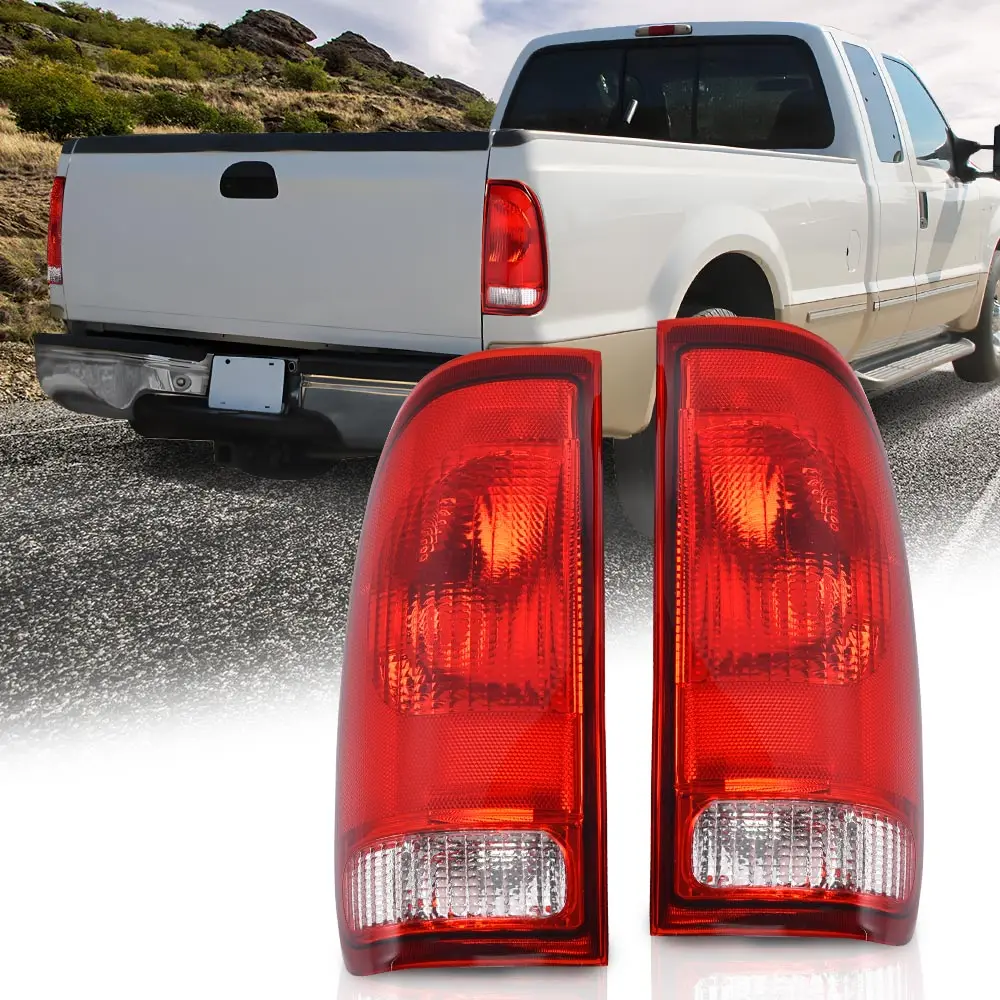 

2Pcs Tail Light Fit for 1997-2003 Ford F-150 1999-2007 F-250 Super Duty Left and Right Side F85Z13404Ca, Fo2801117, F85Z13405Ca