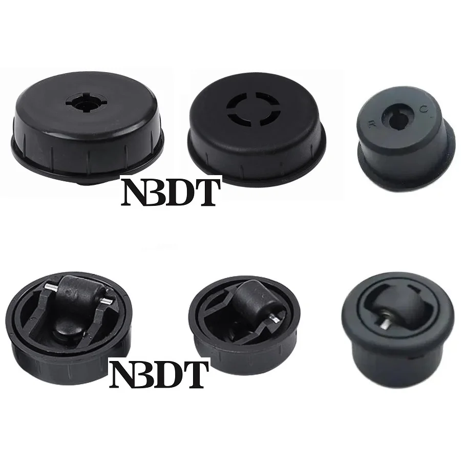 

8Pcs Black Nylon Built-in Conceal Furniture Universal Caster Reserted Wheels InsertedMovable Desk Cabinet Partition