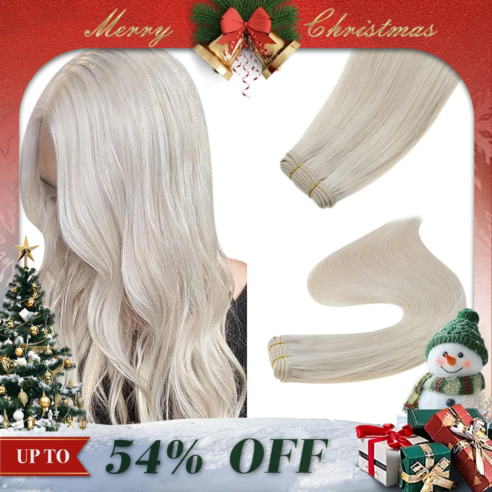 Ugeat włosy doczepiane ludzkich włosów 14-24 "miękkie wiązki naturalne włosy dla kobiet włosy do przedłużania 100G wszyć w przedłużanie włosów