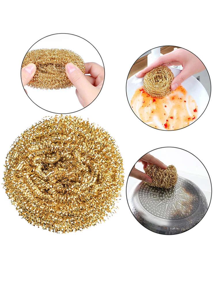 Cleaning Ball Desoldering Soldering Iron Mesh Filter Cleaning Nozzle Tip Copper Wire Cleaner Ball Yellow Cleaning Sponge