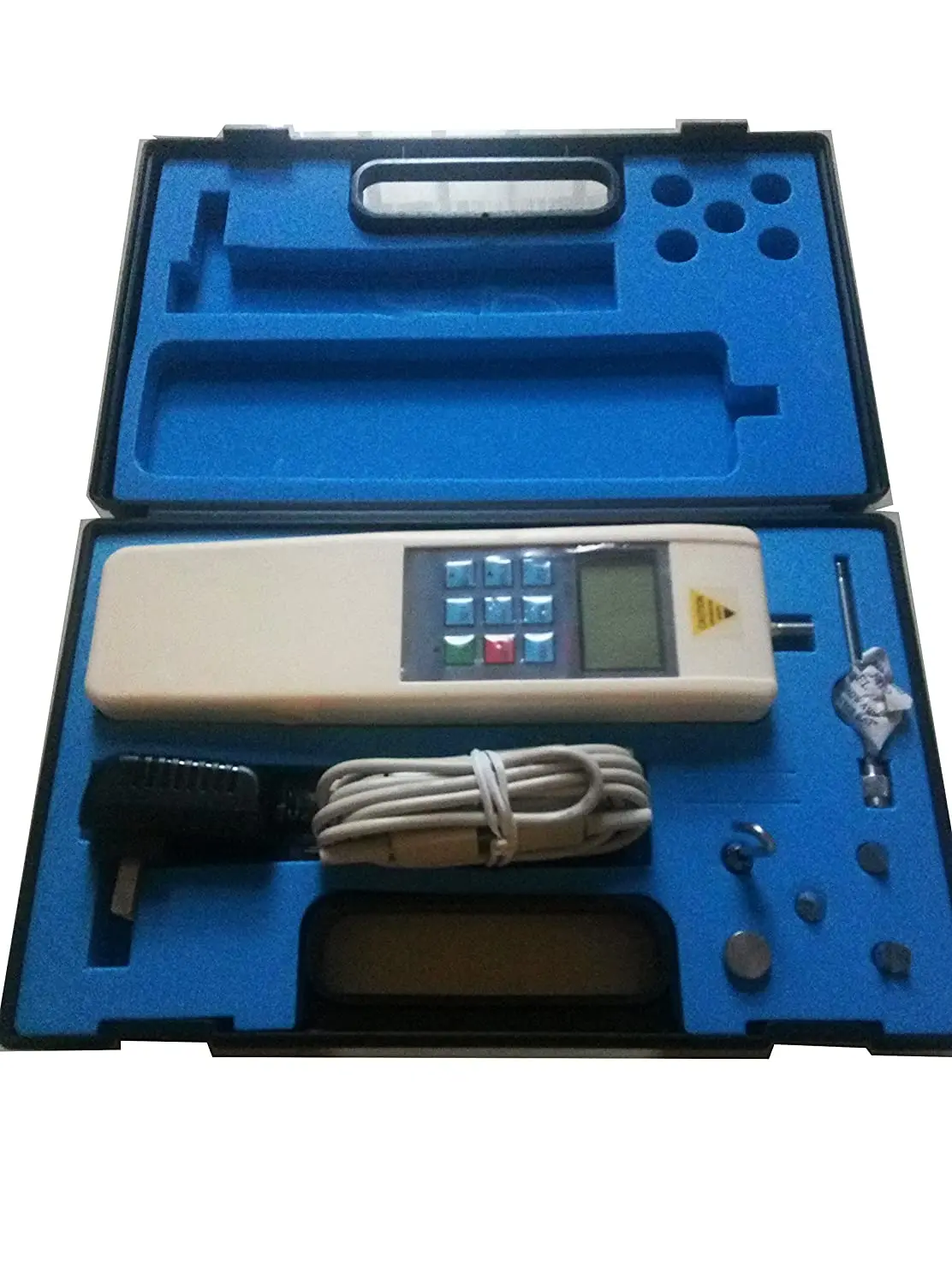 Digital Pull Force Meter Digital Force Tester Digital Dynamometer with Inner Sensor Capacity Three Unit 100N/10Kg/22Lb