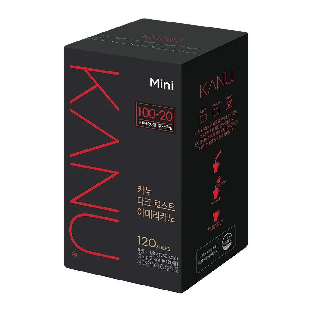 Kanu Mini Dark Roast Americano 120 Sticks