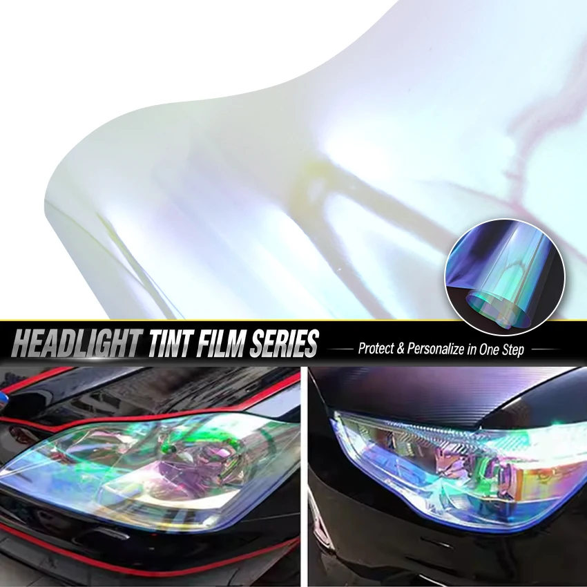 Car Light Film Chameleon Dyeing Film Motorcycle Light Decorative Headlight Tail Light Fog Brake Light Creative Protective Film