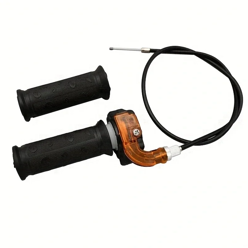AliExpress Twist Throttle Accelerator Handlebar Hand Grip Cable For 47 49cc Mini Dirt Bike ATV Quad Pocket Mini Motorcycle 22mm