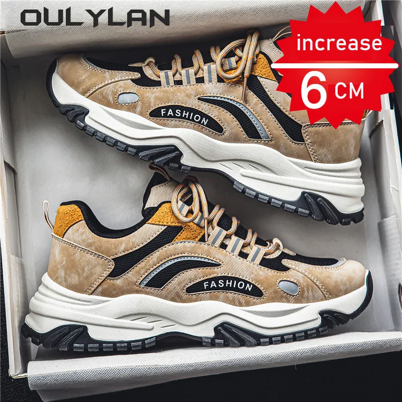 Oulylan Outdoor Sports Breathable Sneakers 2024 New Casual Running Shoes Men Gym Training Athletic Designer Sneaker