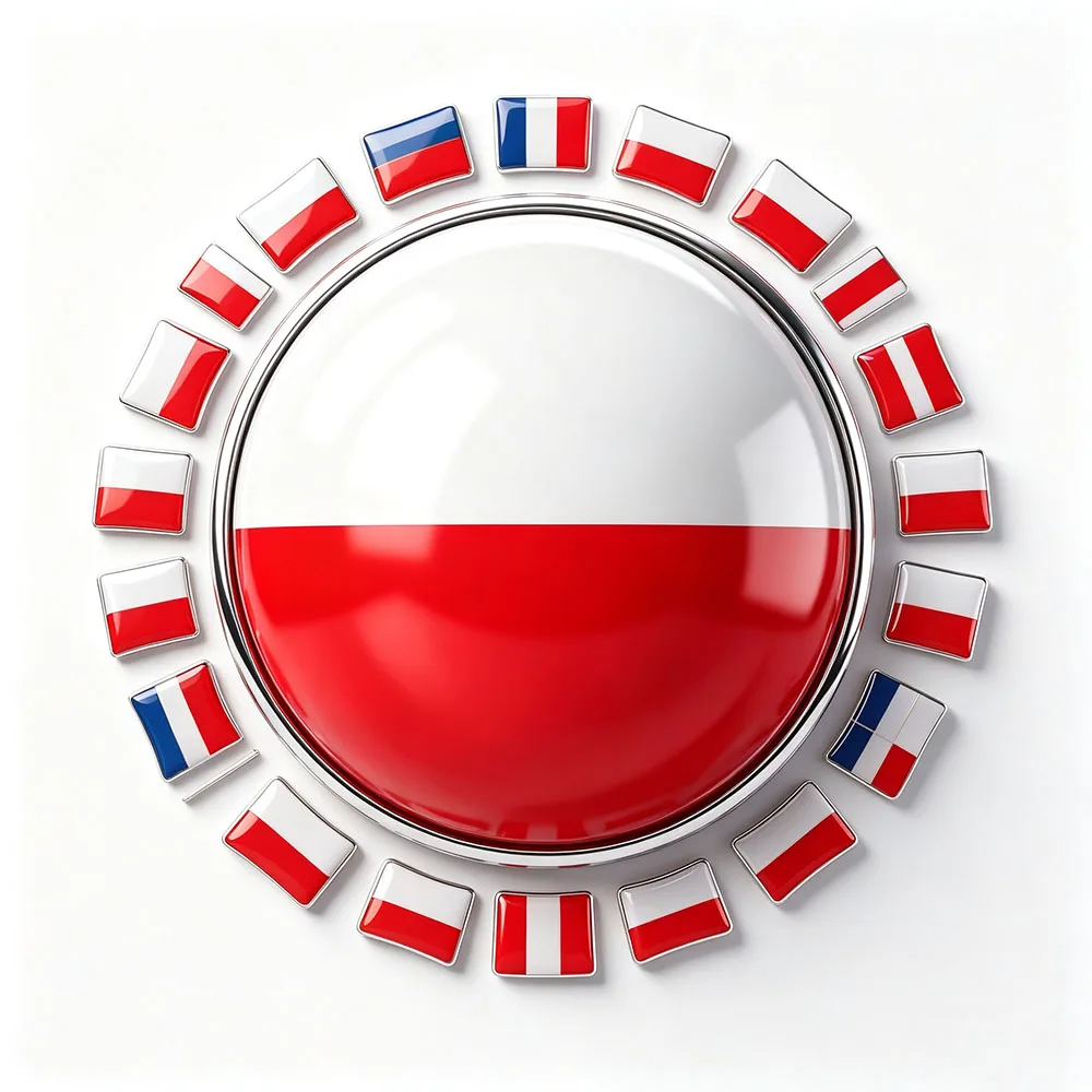 Nieuwe 7/8 Line Egygold Oscams Polen Clines Europa Kleurrijk Slowakije Duitsland 4K Vlag Indoor Ccam Europa Vlaggen
