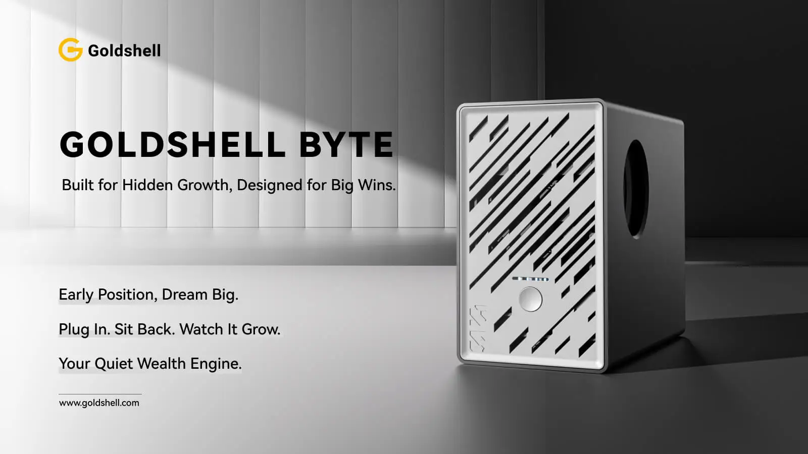 Jingle Mining Goldshell BYTE ALEO & DOGE Coin Miner Wi-Fi Free Shipping In April