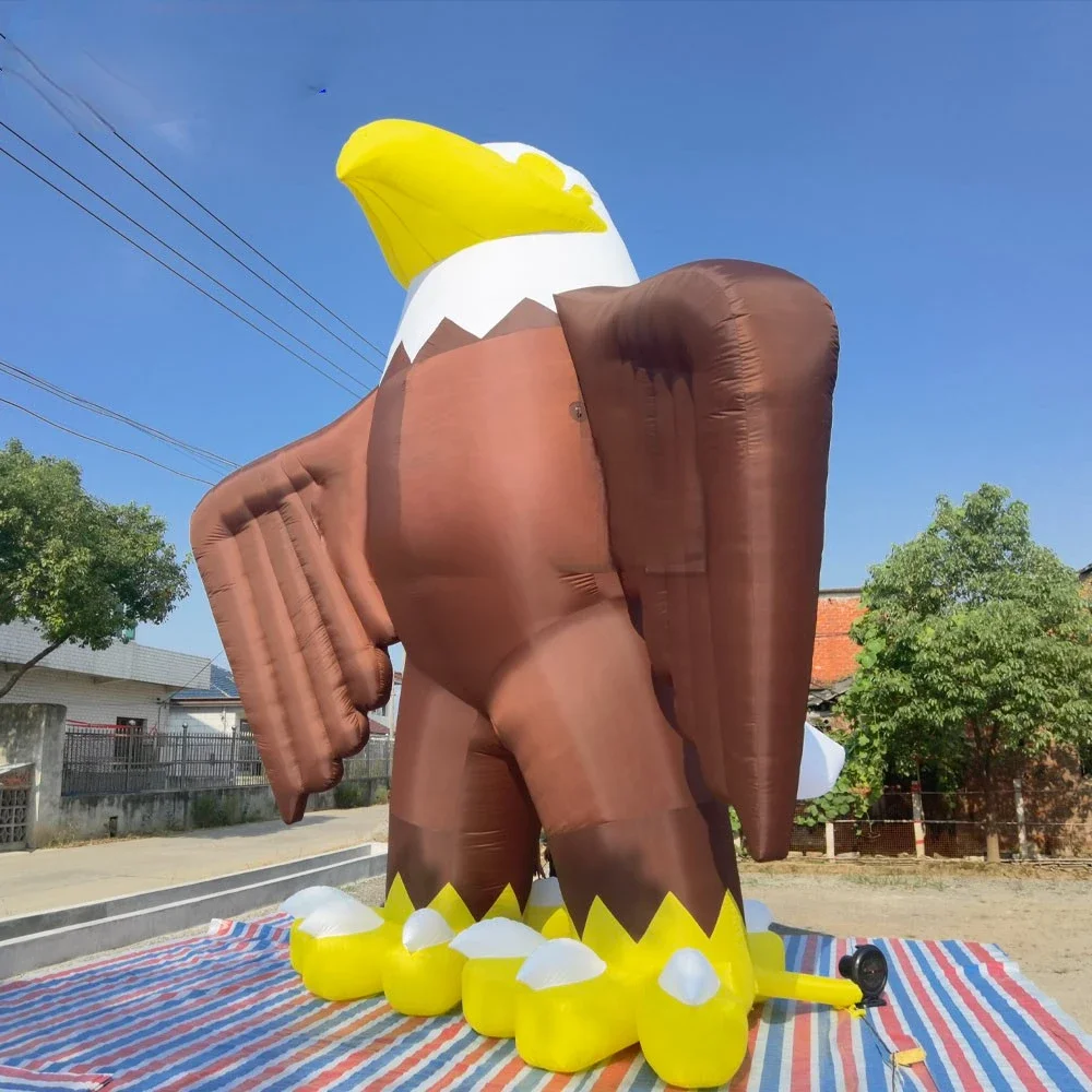 High Quality Giant Inflatable Eagle Mascot Advertising Inflatable Eagle Balloon Customized Bird Animal For Event Decoration