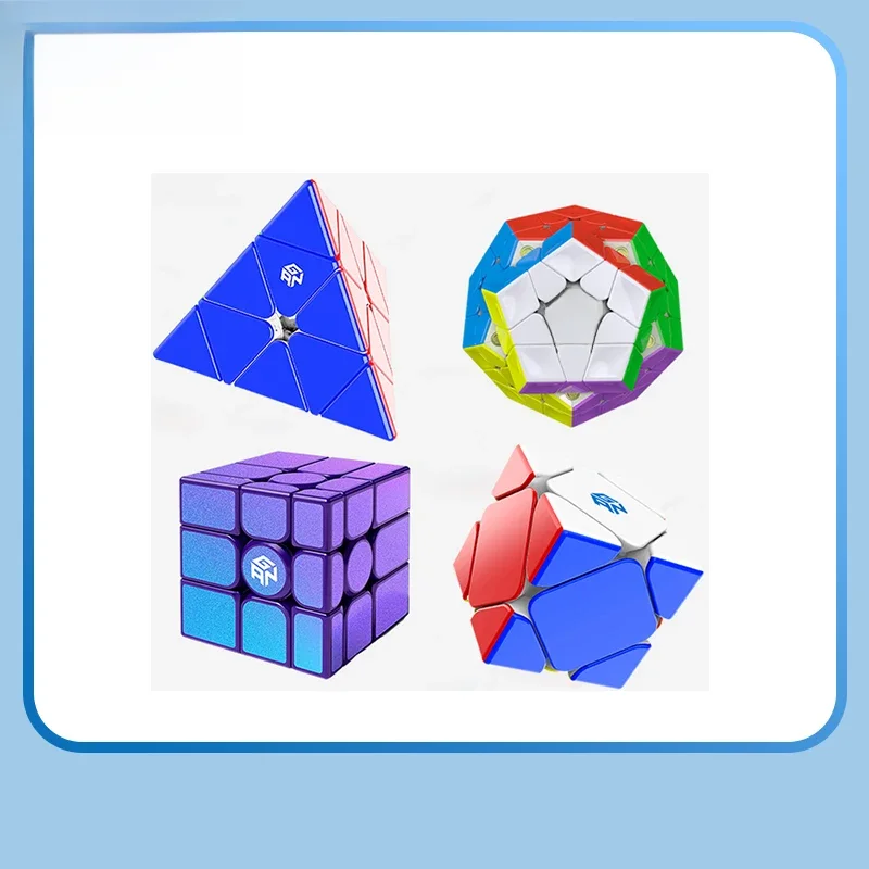 GAN-Cube magique de forme étrange BLOPyraminx, modules Gan UV améliorés, miroir Meganminx, WB