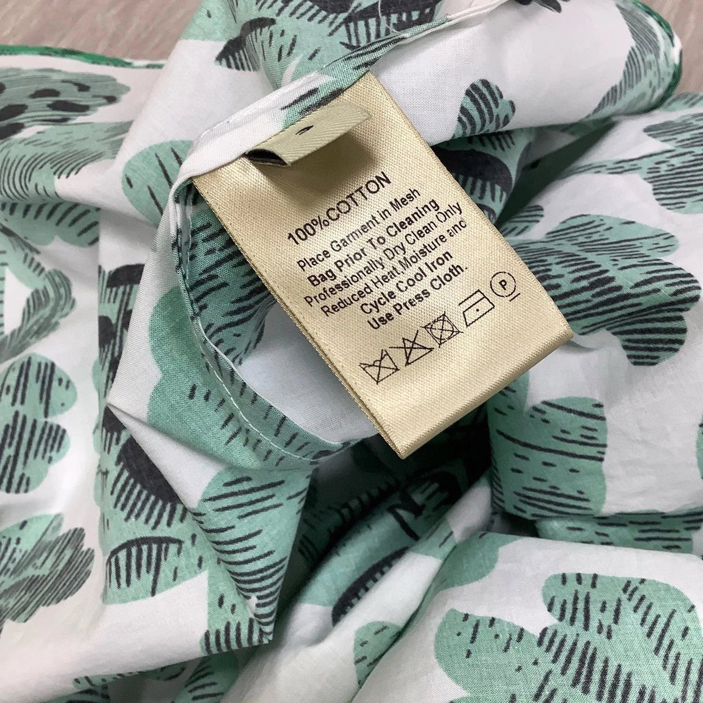 Luxuriöses, elegantes, lässiges Damenkleid aus 100 % Baumwolle mit bedrucktem Gürtel