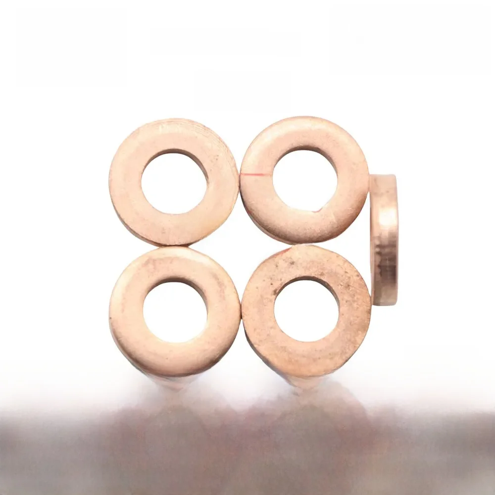 Lot de 4 rondelles d'injecteur 9001-850C 7,1 x 15 x 3 mm, anneaux en cuivre, joint 9001 850C 9001850C épaisseur pour Delphi Bosch F00VC17506