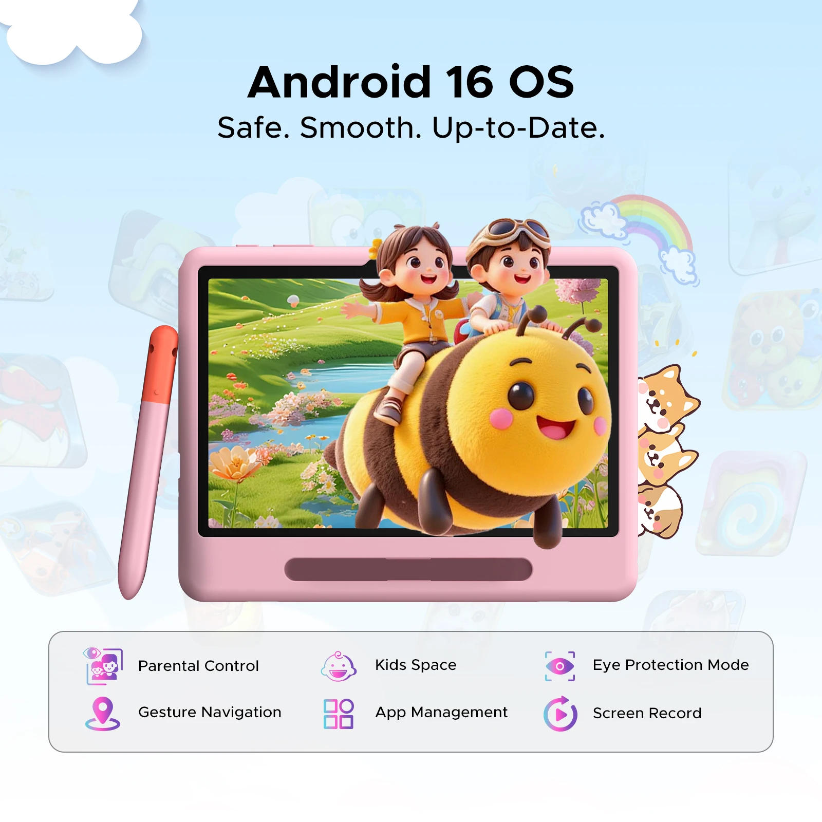 POCKAM P10 Kid Smart Tablet PC 10.1