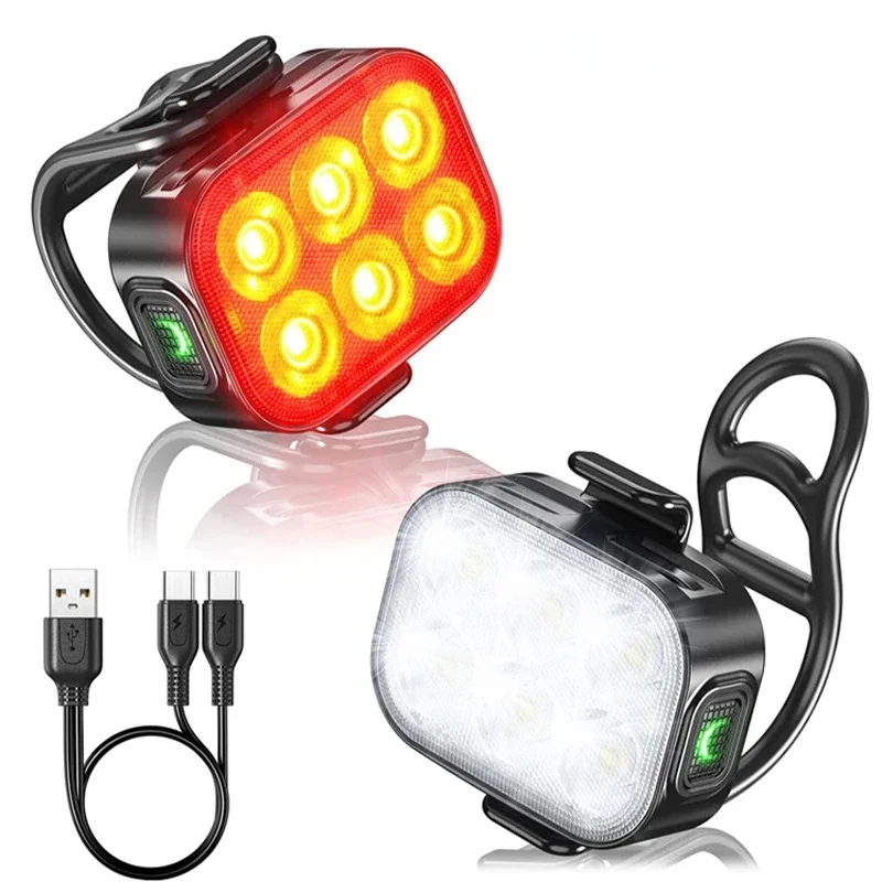 AliExpress BUCKLOS Cycling Taillight Highlight Riding Front Light USB Charging Bike Led Flashlight Warning Bike Lights Rainproof Tail Lamp