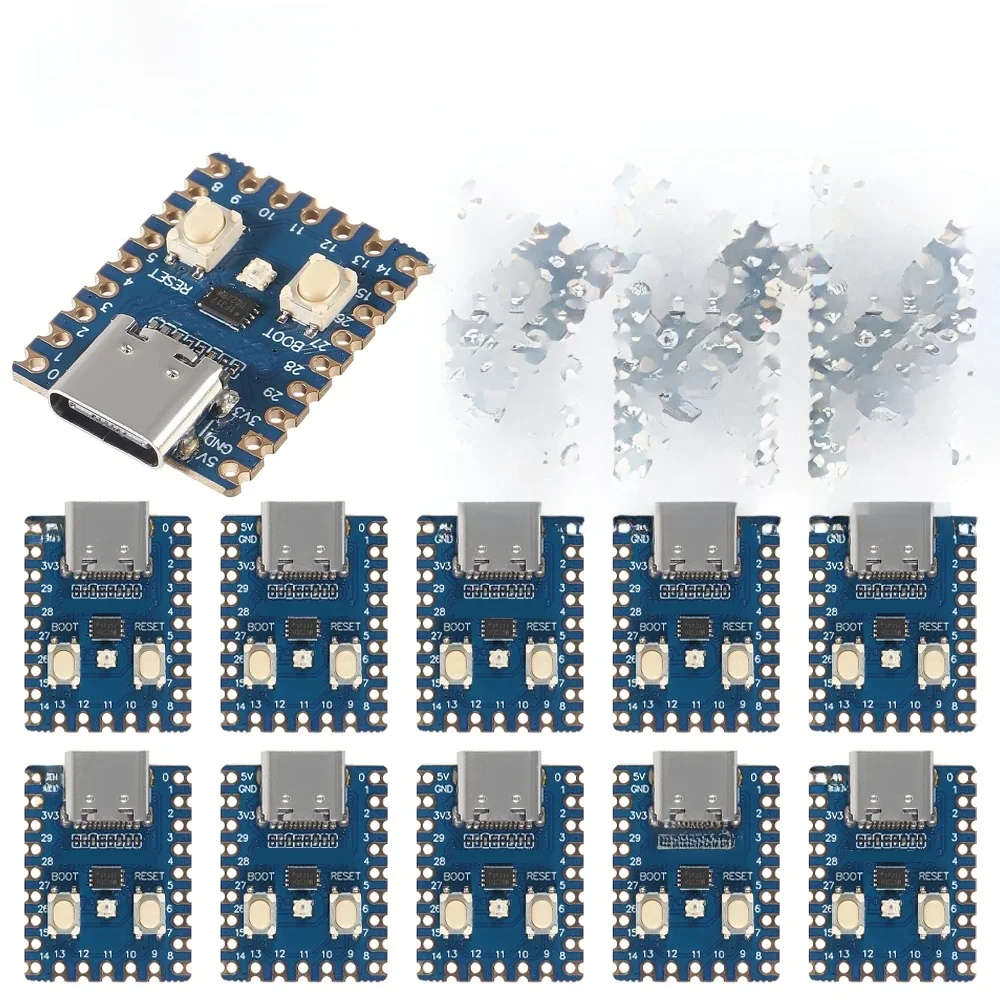 1-10 sztuk Raspberry Pi RP2040-Zero mikrokontroler PICO płytka rozwojowa RP2040 dwurdzeniowy procesor Cortex M0 + 2MB Flash — zdjęcie produktu 7
