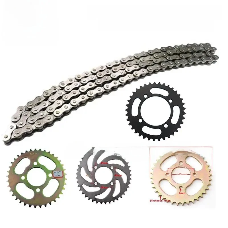 AliExpress NONE 420 Chain and Chain Disk 96/100/104/108/110/132/140Links Motorcycle Drive Chain Link For Pit Dirt Quad ATV Bike