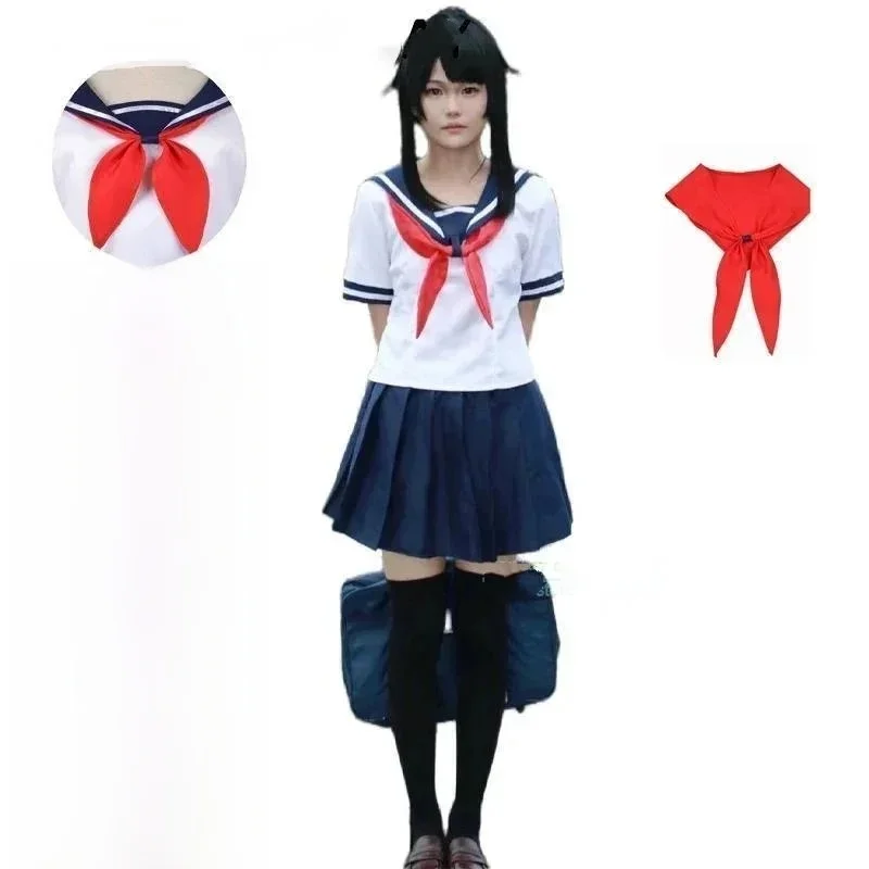 Ayano Aishi Cosplay Game Yandere Simulator Ayano Aishi Cosplay Costume Game Anime Girl JK Uniform Outfit Cosplay Costume — zdjęcie 2