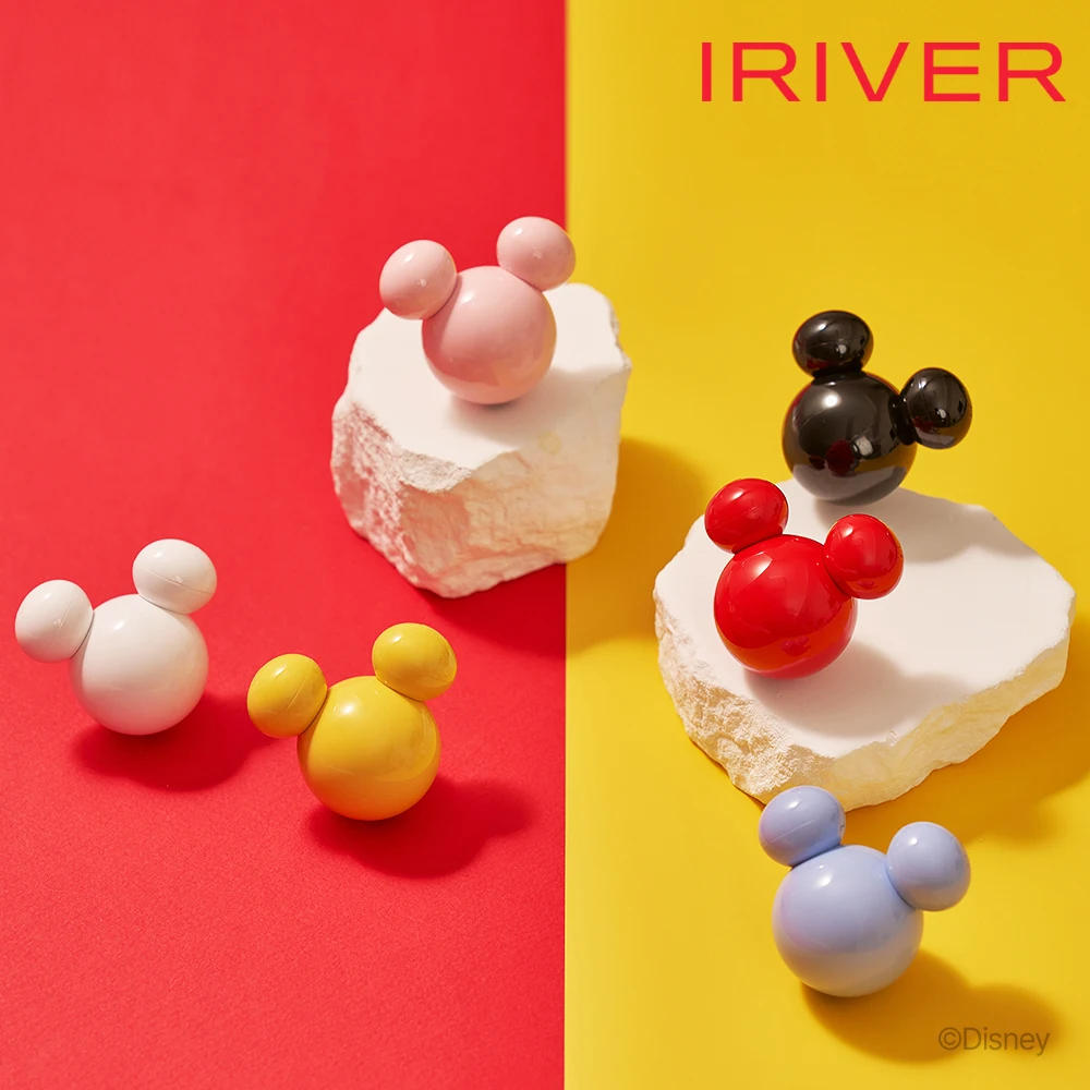 سماعة أذن لاسلكية Iriver-mickey m ، المتجر الرسمي ، مشغل mickey m ، بلوتوث مجاني