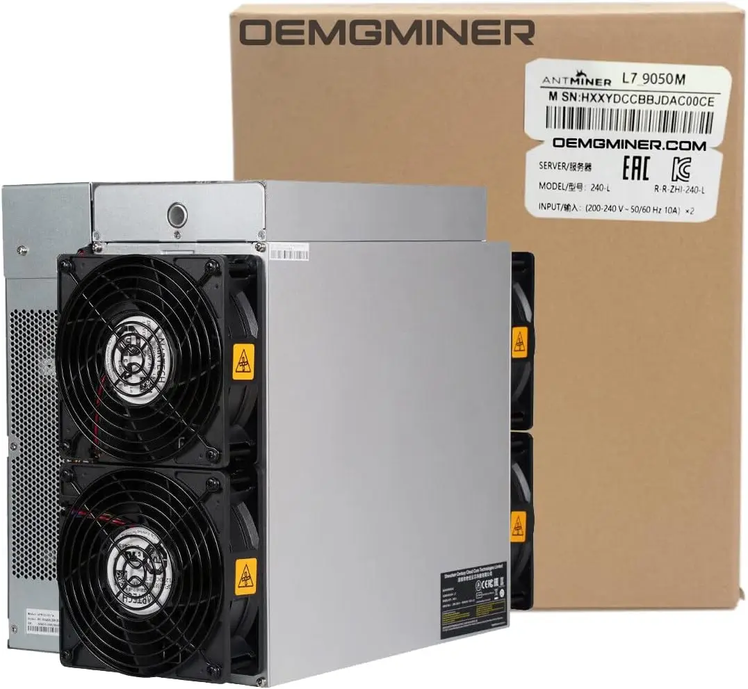 

WA BUY 2 GET 1 FREE New Bitmain Antminer L7 9050M Doge Coin & Litecoin LTC Coin Asic Miner Crypto Mining Machine Bulit-in PSU