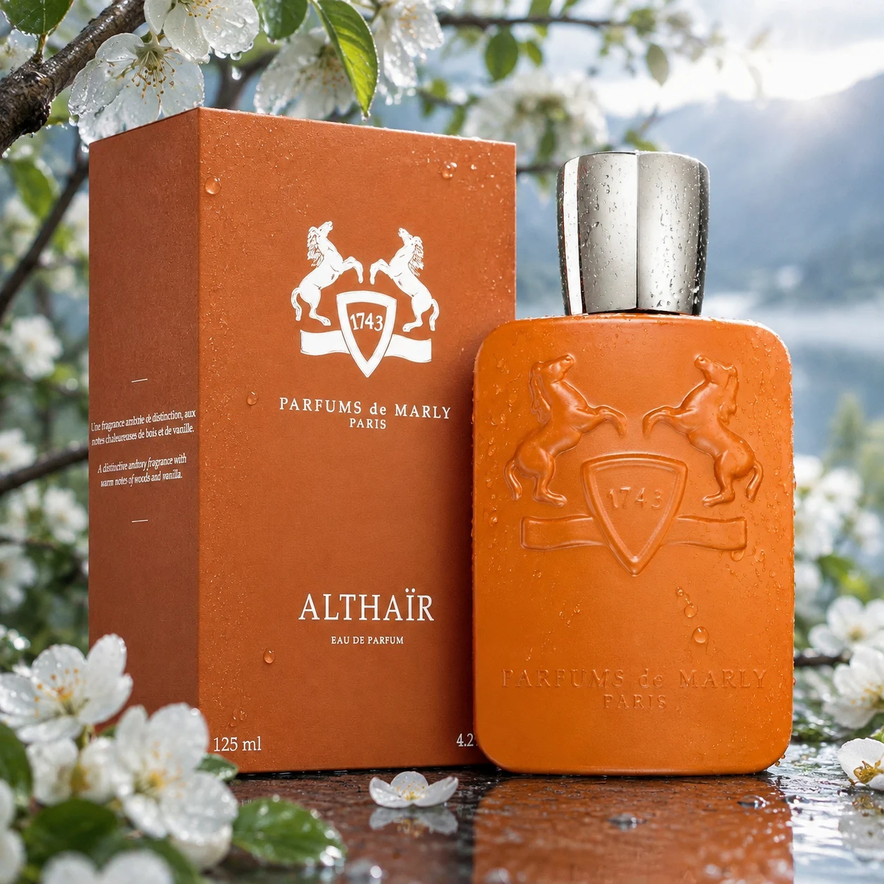 Parfums De Marly Men's 2.5 Ounce Althair Eau De Parfum Rich Long Wear Aroma Daily Commute Work Dating Birthday Valentine Present